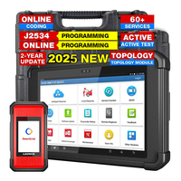 2025 LAUNCH X431 PAD V Elite Truck Scanner Super Control bidireccional Programación de codificación en línea 60 CANFD/DOIP HD Batería