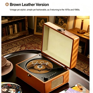 Lecteur <span class=keywords><strong>CD</strong></span> <span class=keywords><strong>portable</strong></span> <span class=keywords><strong>Bluetooth</strong></span> 5.0 pour la maison/les voyages/l'extérieur, batterie 2000 mAh, lecture de <span class=keywords><strong>CD</strong></span>, Type-C, télécommande, USB, haut-parleur stéréo 2.0 - Product Image 3