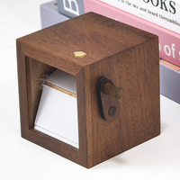Nouvelle machine à photos et albums animés lumineuse en bois, personnalisée, à manivelle, pour retournement de pages, en boîte en bois, pour l'exportation