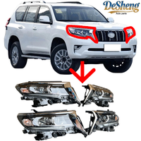 En stock et prêt à être expédié, phares LED pour Toyota Prado LC150, haute luminosité, pare-chocs, garde-boue, pare-brise, capots