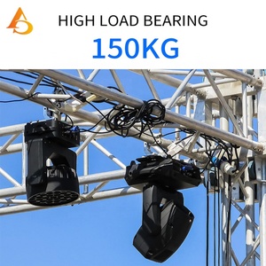 อุปกรณ์ไฟเวทีสำหรับมืออาชีพ ผลิตจากอะลูมิเนียม สีดำหรือสีเงิน จำนวน 10 ชิ้นต่อชุด พร้อมตะขอแขวนไฟเวที - Product Image 3