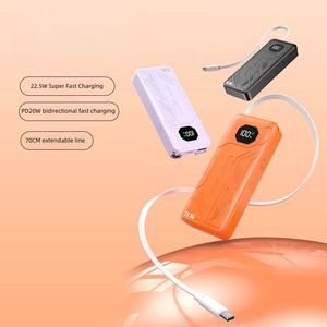 Banco <span class=keywords><strong>de</strong></span> Energía Portátil <span class=keywords><strong>de</strong></span> Alta Capacidad <span class=keywords><strong>de</strong></span> 10000 mAh, Cargador Rápido <span class=keywords><strong>de</strong></span> 22.5 W con Pantalla Digital Inteligente y Cable Ajustable - Product Image 3