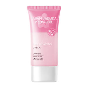 LAIKOU <span class=keywords><strong>Sakura</strong></span> queratina Gel exfoliante Facial orgánico hidratante exfoliante Facial Gel para limpieza de poros tratamiento aclarante y Reafirmante - Product Image 1