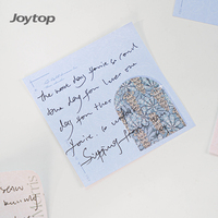 Joytop Blocs-notes promotionnels écologiques en papier recyclé, feuilles mobiles, imperméables, imprimés en couleur, détachables, pour bureau et messages