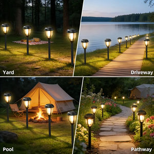 Professional <b>Solar</b> <b>Lights</b> IP67 Waterproof Auto On/Off <b>Garden</b> Road Theme Park Landscape Lighting Pathway Courtyard Driveway - Product Image 5