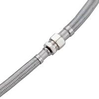 Tuyau d'eau flexible tressé en acier inoxydable 304, filetage mâle-femelle, anti-explosion, anti-fuite, pour robinet de toilette, chauffe-eau