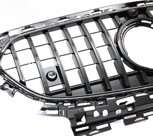<b>For</b> Mercedes Benz E-Class W214 2024-IN Front Bumper Racing Replacement Radiator <b>Grille</b> W/Camera Hood <b>Mesh</b> Grid E53 Style - Product Image 6