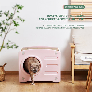 Camera Cat <b>Nest</b> L560W417H462mm Pe Material Green Pink Color Multifunctional Pet <b>Bed</b> For Cat - Product Image 5