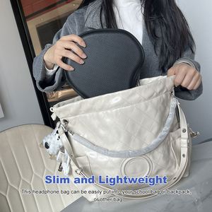 Nouvel étui de transport de luxe personnalisé en cuir pour casques sans fil Airpods Max, étui rigide en EVA imperméable avec fermeture éclair - Product Image 6