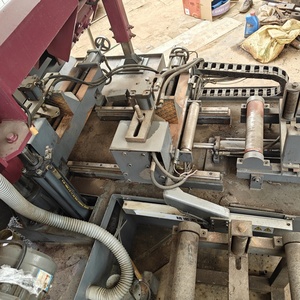เครื่องเลื่อยสายพานแบบมุมฉากคู่ GB4280 0 60 องศา พร้อมระบบหมุนและระบบไหลเวียนน้ำหล่อเย็น ตัดได้สูงสุด 800 มม. มอเตอร์ประสิทธิภาพสูง - Product Image 6