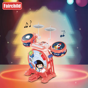 Batterie électrique 2 en 1 pour enfants, jouet <span class=keywords><strong>jazz</strong></span> avec lumière musicale, fonction éducative, matière plastique ABS pour les jeux. - Product Image 6