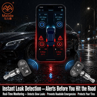 Sistema TPMS Bluetooth 5.4 de Grado Profesional, Chip Automotriz de Alta Estabilidad, Precisión de ±2.5kPa para Compradores B2B