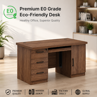 Vente directe d'usine, bureau de direction avec tiroirs de rangement, panneau de qualité E0, personnalisation et commandes en gros possibles