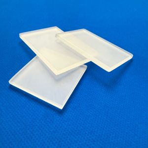 Rechthoekig Mat Kwartsglas Plaat Semi-Transparant Kwartsblad - Product Image 2