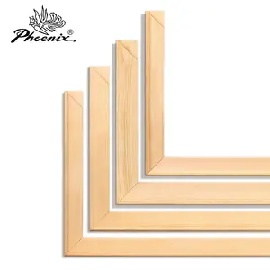 Phoenix OEM personnalisé haute qualité en bois de pin réglable Art toile cadre civière barre