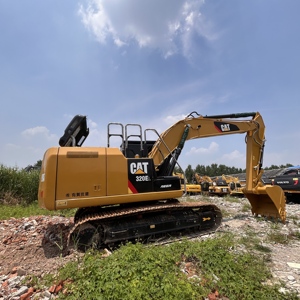 รถขุดไฮดรอลิกญี่ปุ่นแท้ รุ่น Cat 320E มือสอง ขนาด 20 ตัน พร้อมบุ้งกี๋ สำหรับงานเหมืองหิน - Product Image 1