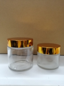 Couvercle en plastique galvanisé doré 58/400 pour pot en verre droit de 4oz 120ml - Product Image 2