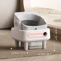Nouvelle Litière Électrique Intelligente Automatique pour Chat avec Design Rectangulaire Surdimensionné en ABS pour un Nettoyage Facile des Chats OEM