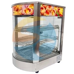 Controsoffitto scaldabagno vetrine per Pizza commerciale forno riscaldato in acciaio inox pasticceria calda ristorante - Product Image 1