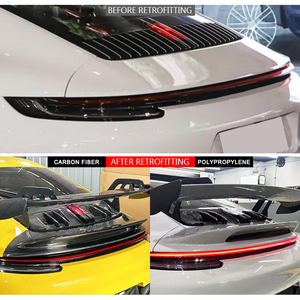 Aileron arrière en polypropylène entièrement en fibre de carbone 2019-2023, léger, de qualité compétitive, pièces de rechange pour l'installation sur 911 992 - Product Image 2