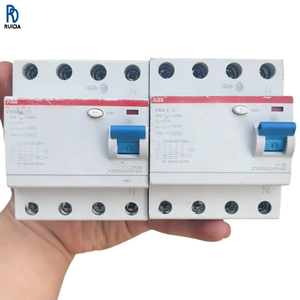 F204 เซอร์กิตเบรกเกอร์กระแสไฟตกค้าง 4P สวิตช์กระแสไฟตกค้าง อุปกรณ์ป้องกันไฟรั่ว - Product Image 1