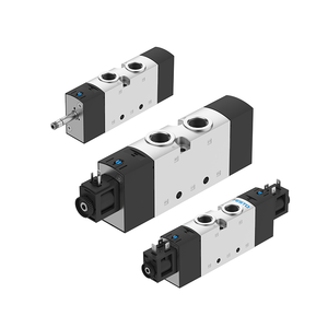 VUVS-L30-M52-MD-<span class=keywords><strong>AD</strong></span>-AZD-MZD-G3/8-F8-1C1-1B2 FESTOs Vanne solénoïde électrique directionnelle pneumatique 5/2 voies 3/8 pouce 12 24 volts CC - Product Image 1