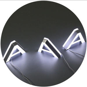 Insegne a LED per Facciate di Centri Commerciali, Lettere Canalizzate Montate su Guida, in Acciaio Inox e Acrilico, Alta Luminosità, IP65 Impermeabile, per Interni/Esterni - Product Image 3
