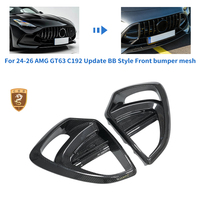 Cadre de calandre avant en fibre de carbone sèche, style B, pour Mercedes-Benz AMG GT GT63 C192