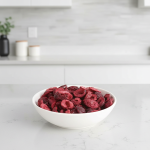 Ciliegie Liofilizzate Professionali all'Ingrosso, Snack Dolce-Acido Conservato, Frutta Istantanea in Bulk, Ciliegie FD Conservate in Acqua - Product Image 6