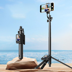 Perche à <span class=keywords><strong>selfie</strong></span> A1170 avec trépied, ouverture automatique, anti-tremblement, projection d'écran de téléphone portable et télécommande - Product Image 2
