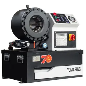 YONG-FENG Y120 fabrika doğrudan tedarik hidrolik hortum boru makinesi hidrolik sıkma pres makinesi manuel hortumlar