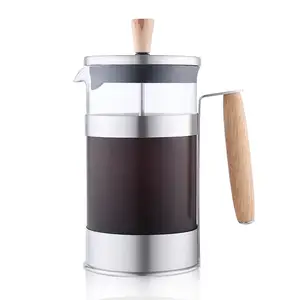 High Quality 34oz Portable Borosilicate Glass Coffee Press French Cafetieres Coffee Plunger
