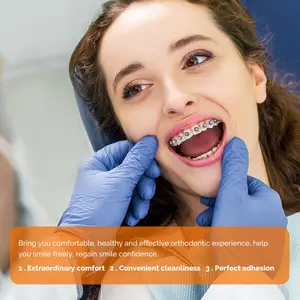 New Type Orthodontic Spherical Self-Ligating Roth/MBT 022 Dental Brackets