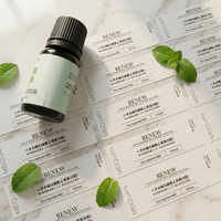 Autocollants en vinyle personnalisés imperméables pour étiquettes de peptides, impression 3ml 5ml 10ml 15ml