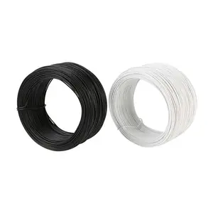 저렴한 가격 컬러 와이어 pvc 코팅 3.2mm pvc 코팅 철 와이어 바인딩 중국에서