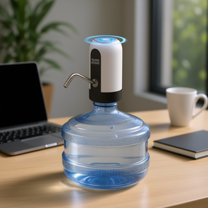Bomba Dispensadora de Agua para Botella de 5 Galones, Dispensador Automático Eléctrico USB, Agua Potable Portátil de Acero Inoxidable - Product Image 2