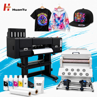 Mesin Printer DTF 600mm untuk Pakaian Olahraga Custom, Direct to Film Roll to Roll, Printhead EPS I3200, Tinta Putih