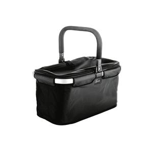 Cesta de Compras Plegable Negra Falko de Genius, Cesta de Almacenamiento para Llevar Comestibles - Product Image 1