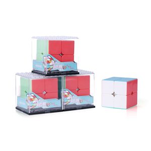 Yongjun <b>Magic</b> Cube 3x3 Acrylic Storage Box <b>Set</b> For Children Educational Toy - Product Image 5
