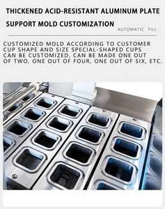 Meilleur vendeur mondial de remplisseuse et scelleuse automatique de gobelets pour gobelets en plastique PP PET - Product Image 2