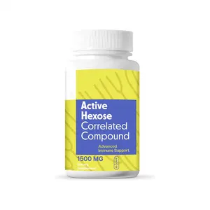 Active Hexose Correlated Compound Supplement 1500 mg Natural Mushroom Supplement Supports Immune Health 90 Capsules