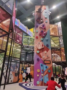 Happy Baby Factory Indoor Amusement Sport Park Soft Competition Interactive Climbing Wall - Product Image 2