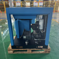 Compresseur d'air à vis stationnaire à vitesse variable 20HP 15kW avec séparateur d'huile externe, refroidissement par air, fonctionnement silencieux