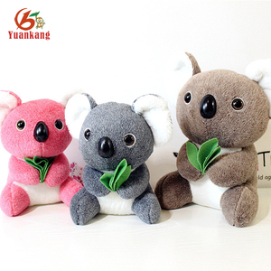 ตุ๊กตาหมีโคอาล่าสีฟ้า/ชมพู/ม่วง/ขนาดเล็ก/ขนาดใหญ่/ขนาดจิ๋ว แบบกำหนดเอง ตุ๊กตาหมีโคอาล่าขนนุ่มสำหรับคริสต์มาส พร้อมโลโก้ของคุณ - Product Image 4