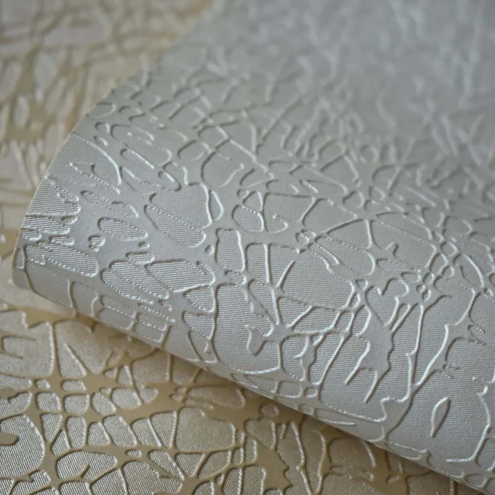 Embossed PVC Leather for Villa Hotel Wall Decoration Wall Paper