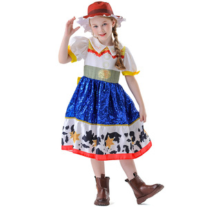 Robe Jessie de Toy Story pour enfants, tenue de fête costumée, tenue de spectacle, été 2025 - Product Image 5
