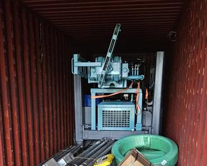 Machine <span class=keywords><strong>de</strong></span> forage mobile pneumatique sur chenilles en acier allié, alimentée au diesel, pour puits d'eau, 180 m - Product Image 6