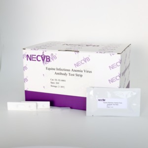 Kit de <span class=keywords><strong>test</strong></span> rapide d'anticorps contre l'anémie infectieuse équine (EIA) | Bande immunochromatographique en or colloïdal pour les tests de sang de cheval/sérums - Product Image 1
