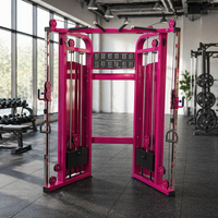 Máquina de Poleas Multifunción HengQing HQ1017 con Cable de Acero Ajustable, Capacidad de 140 kg, para Gimnasio Comercial o Uso Doméstico