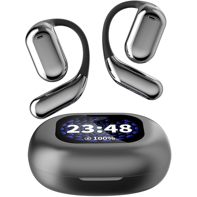 YYK-Q16 Pro 500mAh Charging Case Long Standby Touch Screen 5.4 Wireless Over Earphones Sports Earbuds With Hook